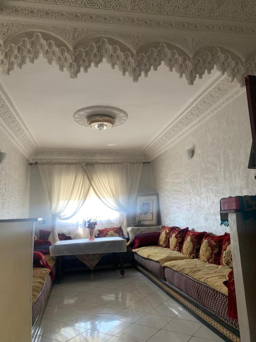 Adorable Apartamento A 8 Min Del Aeropuerto De Casablanca,Wifi Ultra Rapido Y Parking Gratis Derroua Luaran gambar